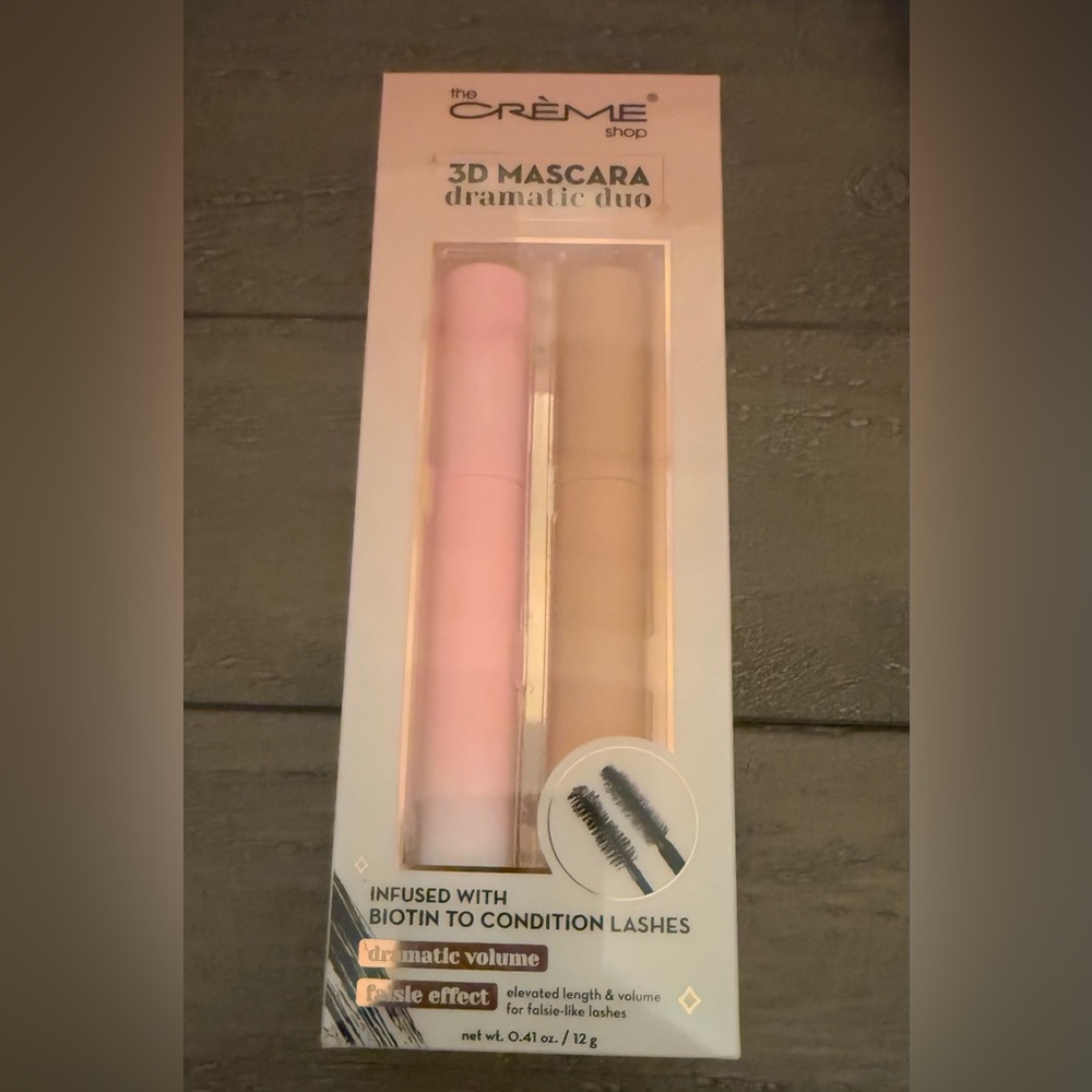New The Crème Shop 3D Mascara Dramatic Duo